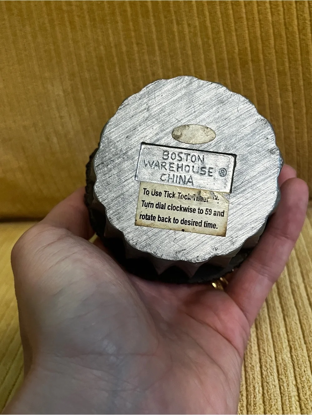 Vintage Boston Warehouse Cupcake Kitchen Timer RARE whimsical baking cake decor